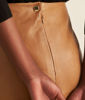 Picture of KARIMA CAMEL LEATHER PENCIL SKIRT